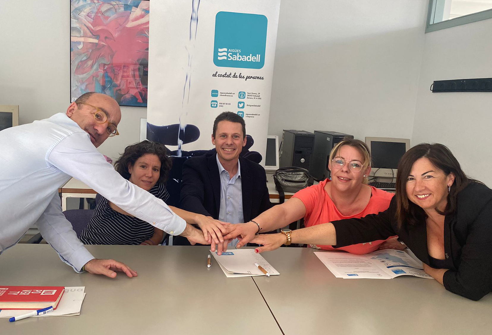 Aigües Sabadell i AVV Poblenou